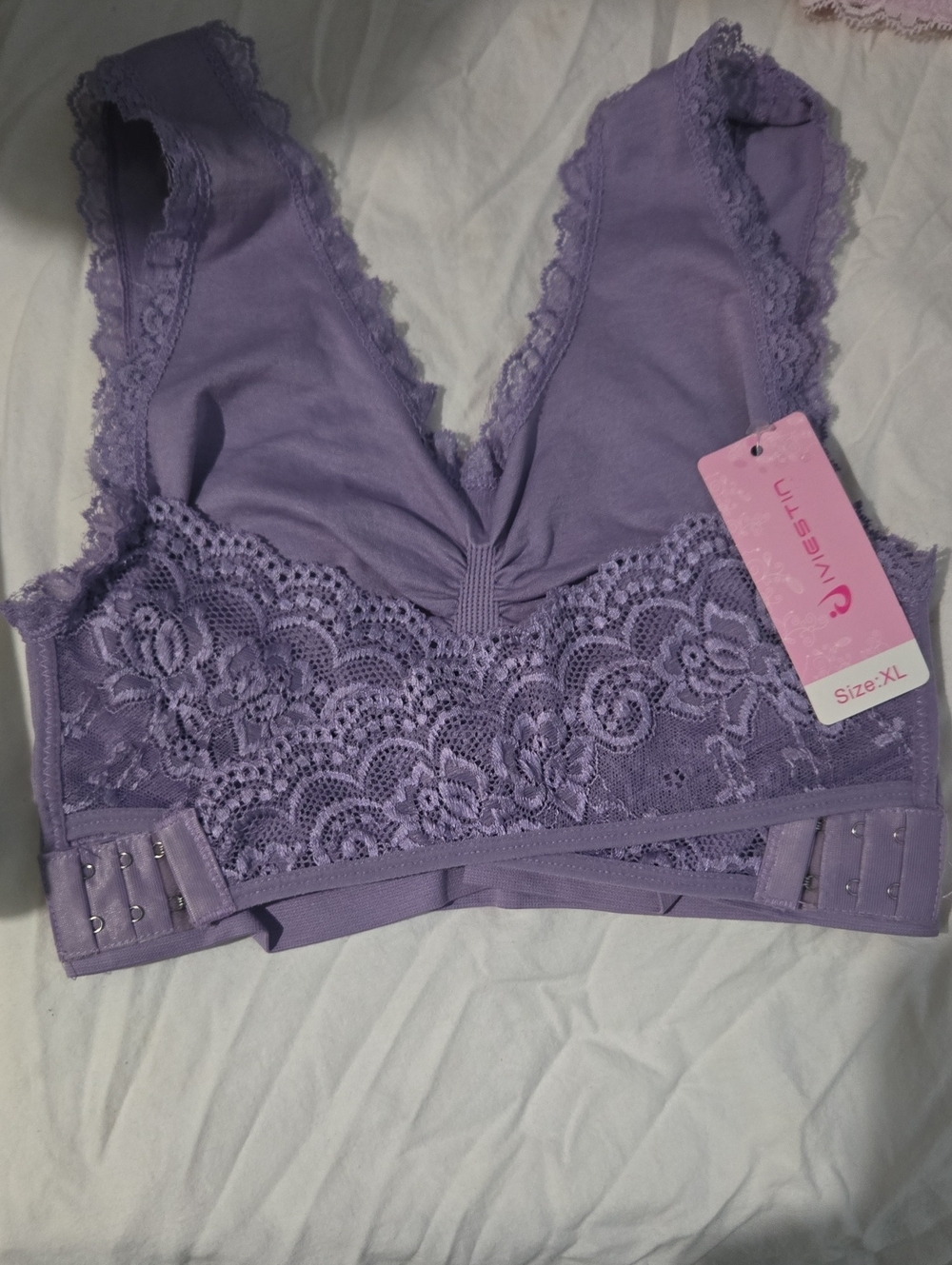 Lavender Lace Comfort Bralette